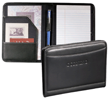 Black Junior Padfolio with Pockets