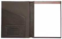Brown Inside of Twin Pocket Portfolios